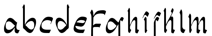 Satimah-Regular Font LOWERCASE