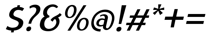 Satrio-Italic Font OTHER CHARS