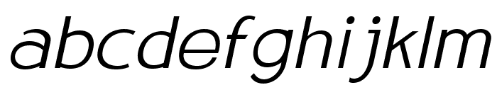 Satrio Thin Italic Font LOWERCASE