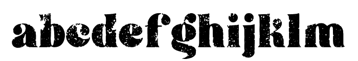 Sattin-Serif Font LOWERCASE