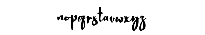 Sattura Font LOWERCASE