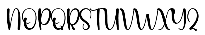 Satuday Font UPPERCASE