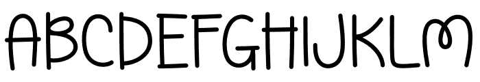 Saturday Breakfast Font UPPERCASE