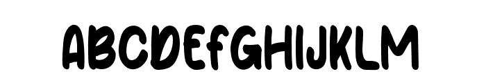 SaturdayAlright-Regular Font UPPERCASE