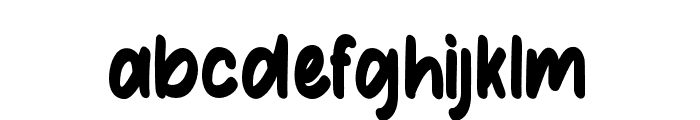 SaturdayAlright-Regular Font LOWERCASE