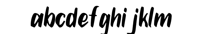 SaturdayKnight-Regular Font LOWERCASE