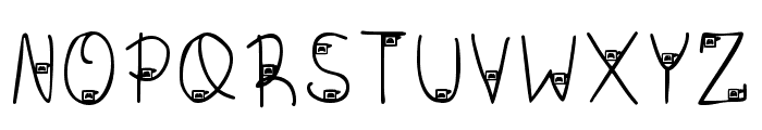 Saturn Regular Font UPPERCASE