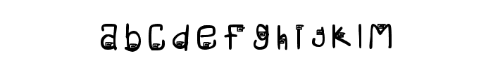 Saturn Regular Font LOWERCASE