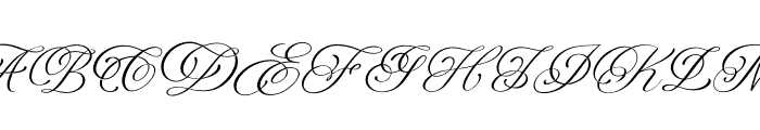 Saudary Italic Font UPPERCASE