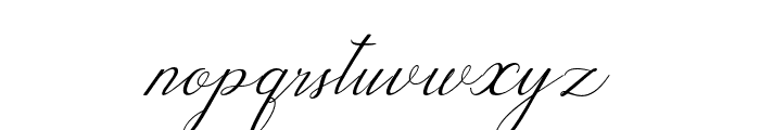 SauvageScriptItalic Font LOWERCASE