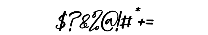 Sauxlle Italic Font OTHER CHARS