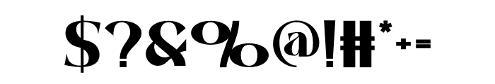 SavageSubway Font OTHER CHARS