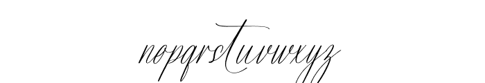 Savanah Glamour Font LOWERCASE