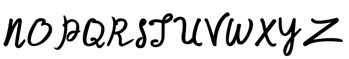 Savira Script Font UPPERCASE