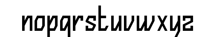 Sawhorse Regular Font LOWERCASE