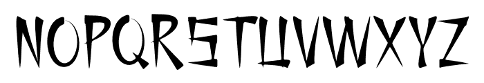Sawuren Font UPPERCASE