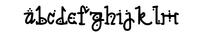 Saxon Dots Regular Font LOWERCASE