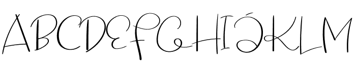 Saxophone Signature Font UPPERCASE