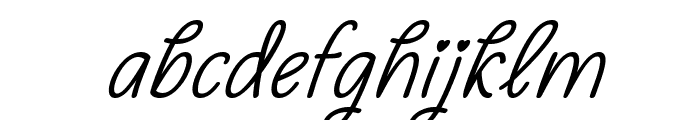 Saydis Italic Font LOWERCASE