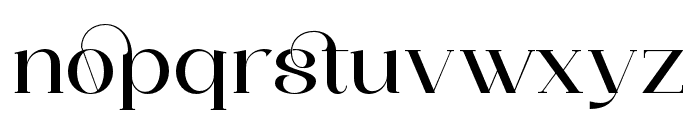 Saylist Regular Font LOWERCASE