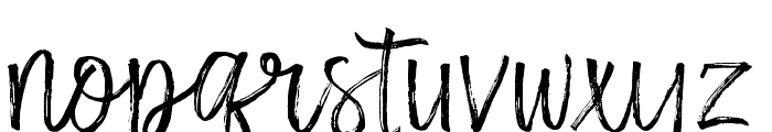 SaylonBrush Font LOWERCASE