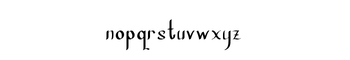 SayyidusSyuhur-Calligraphy Font LOWERCASE