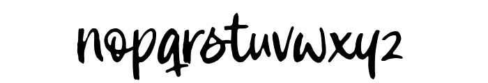 Sbastian West Font LOWERCASE