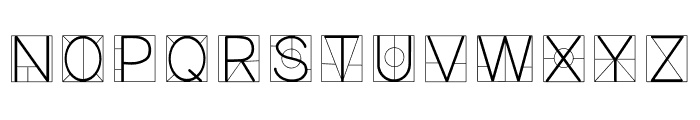 Scaffold Font UPPERCASE