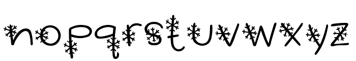 Scamper Snowy Font LOWERCASE