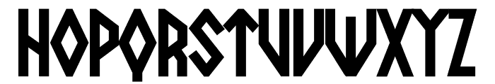 Scandia Bold Font LOWERCASE