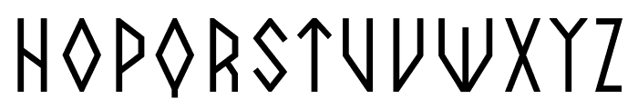 Scandia Thin Font UPPERCASE