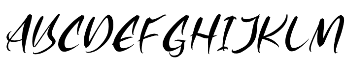 Scarecrow Italic Font UPPERCASE