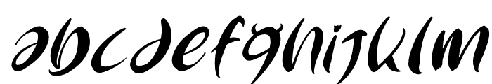 Scarecrow Italic Font LOWERCASE