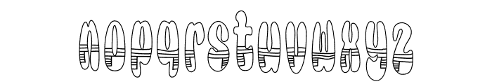 Scarf Font LOWERCASE