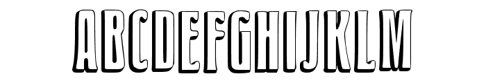 Scarface Shaded Regular Font UPPERCASE