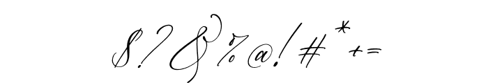 Scarlet Flettcher Italic Font OTHER CHARS