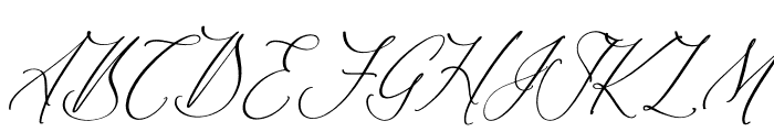 Scarlet Flettcher Italic Font UPPERCASE
