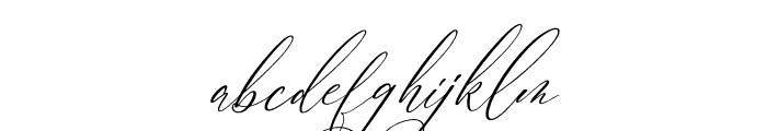 Scarlet Flettcher Italic Font LOWERCASE