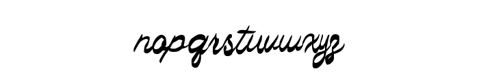 Scarleta Smooth Regular Font LOWERCASE