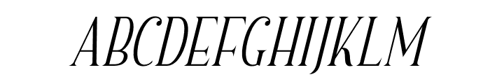 Scarlett Quistan Italic Font UPPERCASE