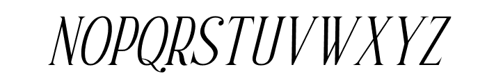 Scarlett Quistan Italic Font UPPERCASE