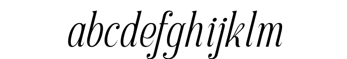 Scarlett Quistan Italic Font LOWERCASE