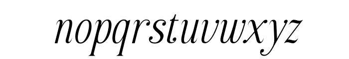 Scarlett Quistan Italic Font LOWERCASE