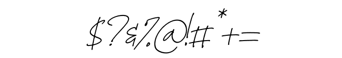 Scarlettik Italic Font OTHER CHARS