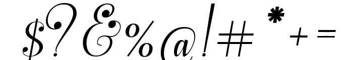 ScarlottaItalic-Italic Font OTHER CHARS