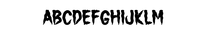 Scarry Hallowen Font UPPERCASE