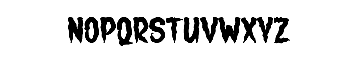 Scarry Hallowen Font UPPERCASE