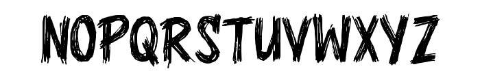 Scary Beast Regular Font UPPERCASE