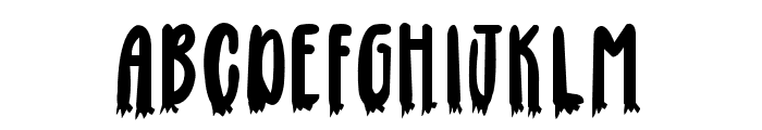Scary Big Ghost-Regular Font UPPERCASE