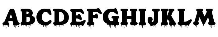 Scary Bloody Regular Font UPPERCASE